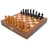 Toy Time Inlaid Walnut style Magnetized Wood withStaunton Wood Chessmen 695052JGF
